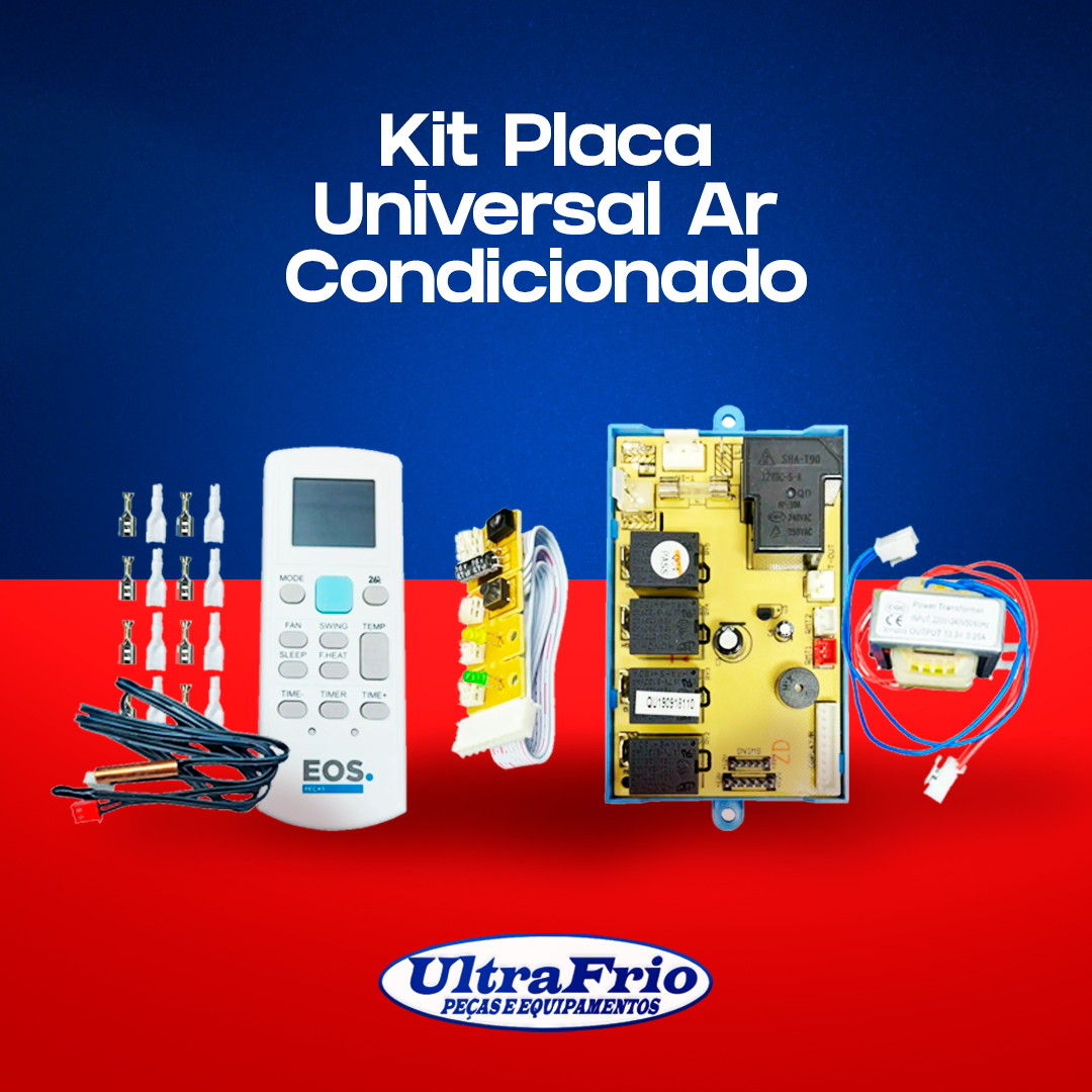 KIT PLACA UNIVERSAL AR CONDICIONADO